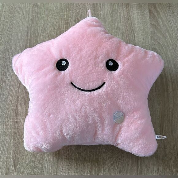 NWOT … TWINKLE STAR “Glowing” Night Light Pillow - Picture 1 of 4